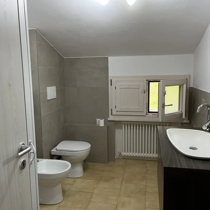 Il bagno del Nonna Marisa B&B, nuovo e curato nei dettagli